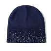 Autumn&winter ladies hot drilling warm short outdoor wool knit hat