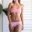Women Velvet Bikini Set Padded Bandage Swimsuit Beach Bathing Swimwear S M L