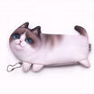3D Simulate Cat Makeup Cosmetic Case Pen Pencil Bag Zipper Coin Pouch Purse USA