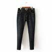 Winter high spring gold pile thickened wash jean small feet pants 200 jin slender body show large size female pants
