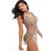 US Women Tassel Padded Bandage Bikini Set Swimsuit Triangle Swimwear Bathing