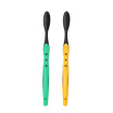 2pcs Bamboo Charcoal Toothbrush Soft Black Tooth Brush Travel Eco-friendly Brush Tooth For Adults