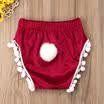 USA Baby Infant Girl Velvet Rabbit Tail Bloomer Shorts Pants Bottoms Underwear