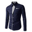 Stylish Mens Slim Fit Formal Casual Shirts Long Sleeve Business Dress Shirt Top