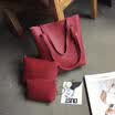 3pcs Women Leather Shoulder Messenger Purse Handbag Crossbody Satchel Tote Bag