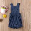 Infant Toddler Kids Baby Boy Girl Denim Romper Jumpsuit Bodysuit Clothes Outfits