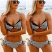Women Push-up Padded Bra Bandage Bikini Set Swimsuit Triangle Swimwear Bathing