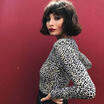 US Women Fashion Leopard Printed Bodysuit Stretch Leotard Long Sleeved Jumpsuits