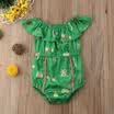 Baby Girls Kids 1Pcs Outfit Cartoon Casual Tops Cotton Romper Bodysuit Summer
