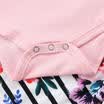 Newborn Kids Baby Girls Cotton Tops Romper Pants 3Pcs Outfits Set Clothes 0-18M