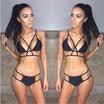US Women High Waisted Swimsuit Swimwear Push up Bikini Set Monokini Bathing Suit