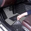 BOLISH full of double-layer wire ring car mat wire ring leather double detachable car mat factory straight hair beige beige wire ring