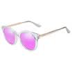 Wei Gu&39s VEGOOS 9068S female models glasses large frame face polished sunglasses sunglasses women driving mirror transparent frame cherry powder