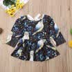 Baby Girl Dress Long Sleeve Kid Dresses Girl Clothes Animal Princess Party Dress