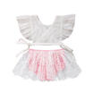 Summer Toddler Kids Girls Baby Princess Party Dress Tops ShirtDress Panties