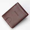 Mens Genuine Leather Clutch Wallet ID Bifold Business Credit Card Holder Purse
