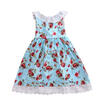 AU Baby Pretty Flower Girl Cute Dress Princess Casual Formal Party Lace Dress