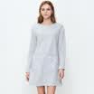UR youth trend ladies double pockets H type Slim dress YV39R7BN001 light gray L