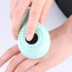 Beauty Facial Brush Care Cleaner Cute Dolphin Face Exfoliating Silicone Scrubber Deep Pore Cleaning Tool Baby Shower Brushes Green