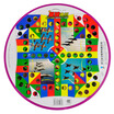 Planet Child Toy Checkers Glass Globe Puzzle Toy Chess 4031 Colors Random