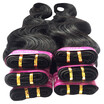 King Love Star Brazilian Hair Body Wave 6pcs Unprocessed Virgin 5A Human Hair Weave Natural Black Hair Extensions Virgin hair