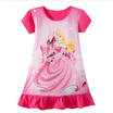 Toddler Kid Baby Girls Rapunzel Belle Aurora Princess Print Cotton Party Dress B