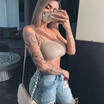 Fashion Women Sexy Casual Off Shoulder Tank Top Vest Blouse Crop Tops Shirt