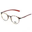 LOHO glasses life carbon fiber glasses frame male retro round frame light glasses frame female WT7507 tortoiseshell color