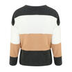 US Womens Casual Patchwork Sweaters Tops Jumper Ladies Winter Coat Pullover Tops