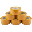 GuangBo 6 package 60mm 150y meters yellow sealed wide tape tape office stationery FX-77