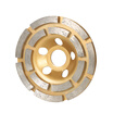 100mm 4 Diamond 2 Row Segment Grinding Wheel Disc Bowl Shape Grinder Cup 20mm Inner Hole for Concrete Granite Masonry Stone Ceram 100mm 4 Diamond 2 Row Segment Grinding Wheel Disc Bowl Shape Grinder Cup 20mm Inner Hole for Concrete Granite Masonry Stone Ceram