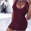 Sexy Women Winter Sleeveless Jumper Sweater Tops Bodycon Shirt Slim Mini Dress