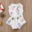 Newborn Toddler Baby Girl Floral Romper Jumpsuit Tassel OnePiece Bodysuit Outfit