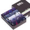 Jingdong Supermarket Antarctic men&39s underwear male flat pants waist men&39s cotton four-legged pants u convex shorts 5 mixed color gift box 1021 XXXL