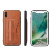 New iphoneXS Mobile Phone Case Support Back Cover Samsung Note9 Leather Case Brown