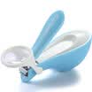 777 nail clippers infant nails scissors children nail clippers nail clippers with magnifying glass nibbling collection function N-939BK blue import