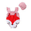 Kids Girls Swimming Costume Bikini Set Bathing Cartoon Swimsuit Swimwear Beach