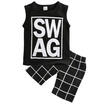 2pcs Toddler Kids Baby Boy T-shirt TopsCasual Pants Trouser Clothe Outfit Set E