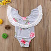 Toddler Newborn Kids Infant Baby Girls Backless Romper Jumpsuit Bodysuit Outfit