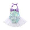 AU Toddler Baby Girls Swimsuit Mermaid Swimsuit Swimwear Beachwear Bathing Suit