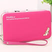 Women Bowknot Wallet Long Purse Phone Card Holder Clutch Large Capacity Pocket