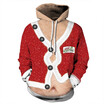 New Christmas 3D Printed Hoodies For Both Men&Women Globle Hot Sale Mens 3D Print Pullover Womens Sweater Without Suede Inside QYDM-475