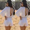 US Womens Ladies Clubwear Summer Playsuit Bodycon Party Jumpsuit Romper Trousers