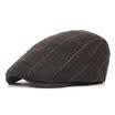 Mens Flat Cap Beret herringbone Newsboy Bakerboy Hat Gatsby Peaky Blinders CA