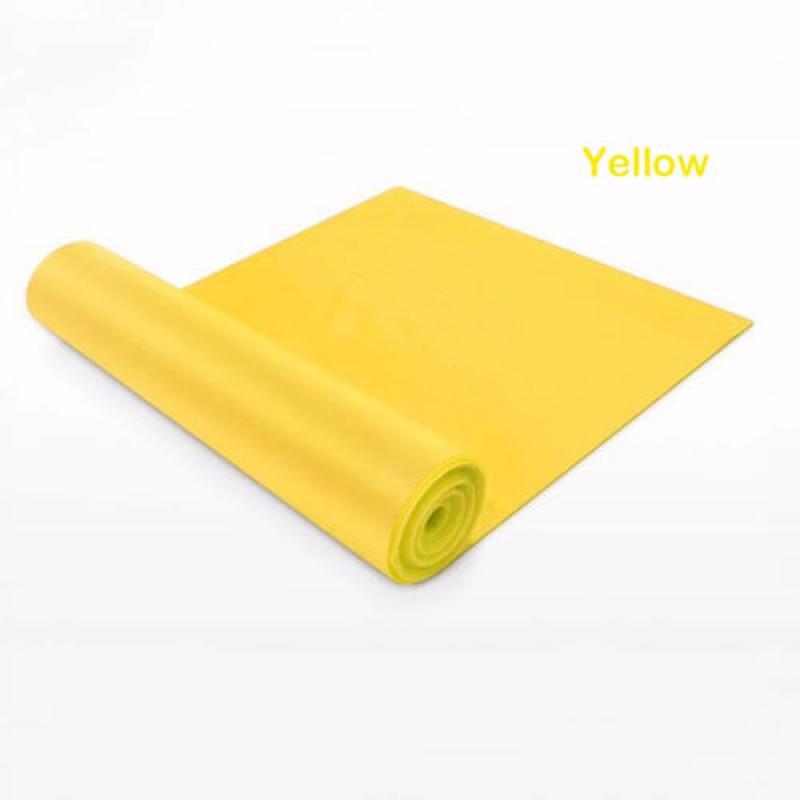 15m Elastic Yoga Pilates Rubber Stretch Resistance Exercise Fitness Band Belt