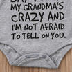 Be Careful Newborn Baby Boys Girls Short Sleeve Romper Jumpsuit Bodysuit Outfits