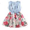 One Piece Baby Girls Kid Flower Dress Pricness Summer Cute Sleeveless Dress 0-7Y