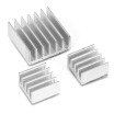 3pcs Aluminum Heatsink Radiator Cooler Cooling Kit for Raspberry Pi Providing Additional Cooling to the IC