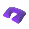 Wellhouse 1pc Inflatable U Shape Neck Pillow Detachable Neck Cushion Washable Travel Pillow For Head & Neck Care