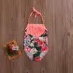 Child Female Girls Swimsuit Bikini Set Floral Clover Beach Backless Outfit PR